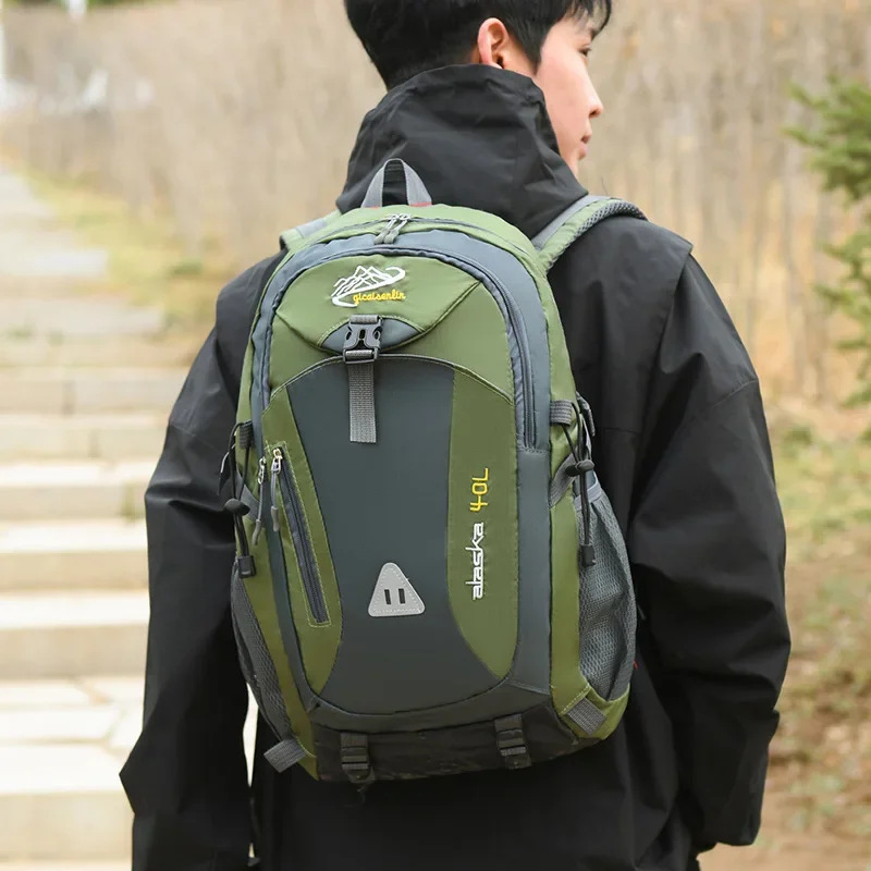 Travel Backpack Men's and Women's Outdoor Mountaineering Bag Large Capacity Waterproof Sports Camping Hiking Luggage Storage Bag
