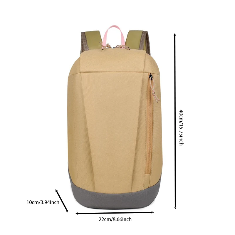 Outdoor Sports Backpack Small Gym Bag Outdoor Fitness Riding Shoulder Bag Color Oxford Cloth Lightweight Backpack