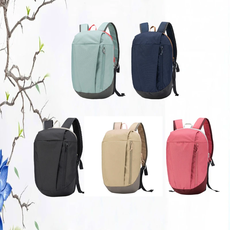 Outdoor Sports Backpack Small Gym Bag Outdoor Fitness Riding Shoulder Bag Color Oxford Cloth Lightweight Backpack