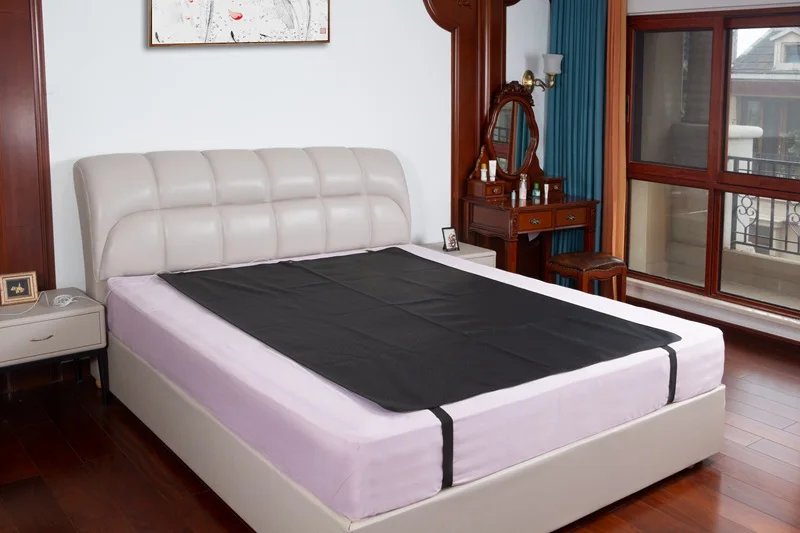 MAXSHARER Grounding Leather Mattress Grounding Sleep Mat Conductive Leather Earthing Mattress Pad for Better Sleep Reduce Stress
