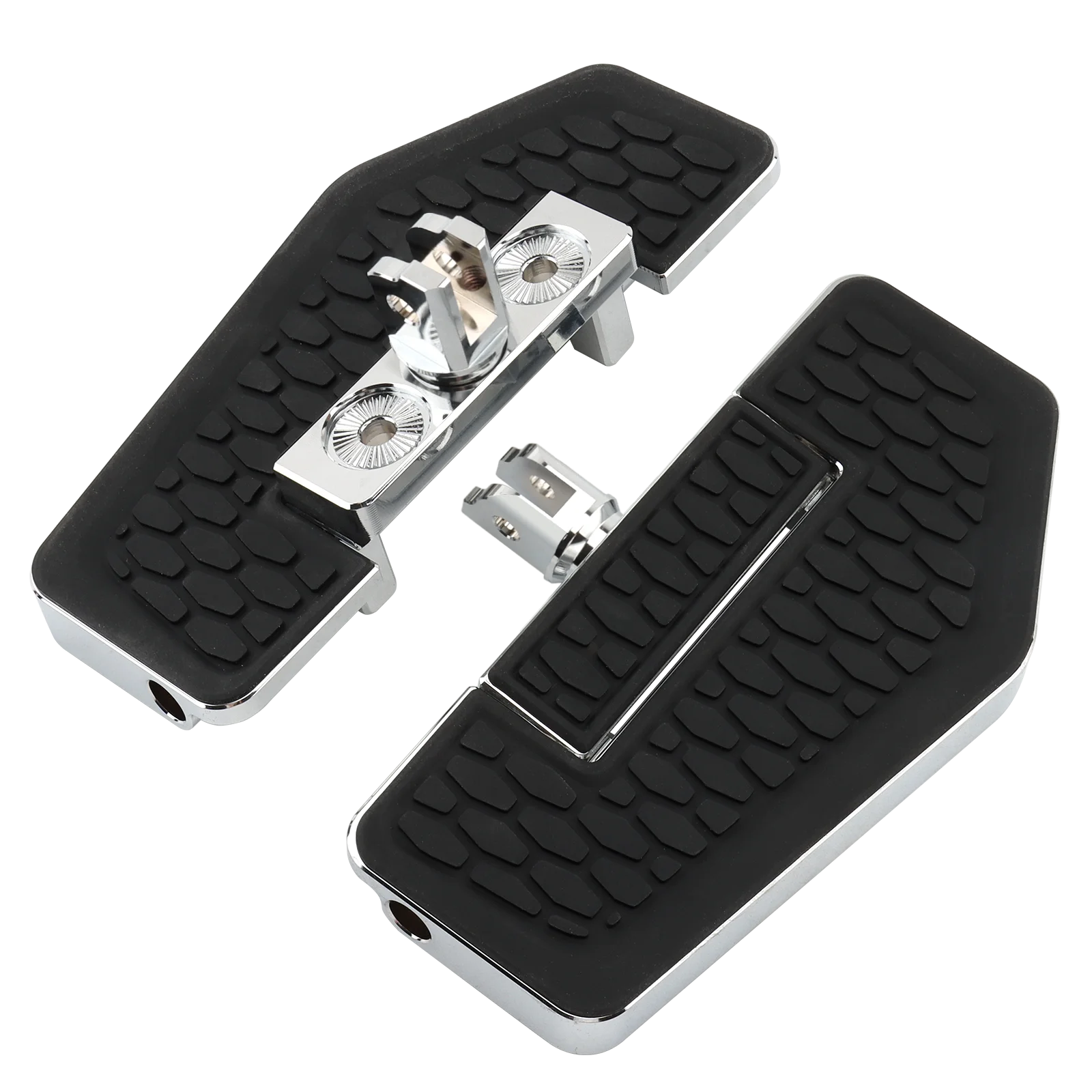 Motorcycle Black Hex Front Foot Pegs Floorboards Pedal Footrest For Harley Softail Breakout FXLRS Low Rider FXBRS 2018-23