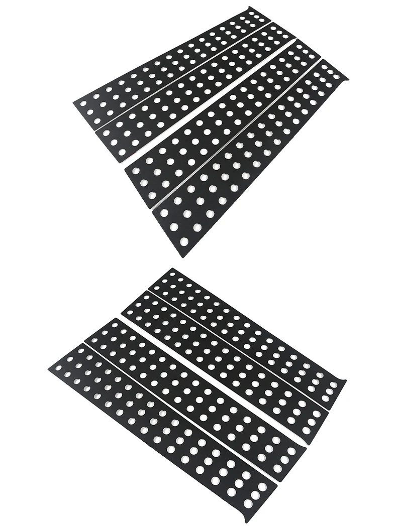 For Ford Ranger Wildtrak 2015-2021 Aluminum Alloy Car Window B-pillar Center Pillar Trim Sticker Car Accessories