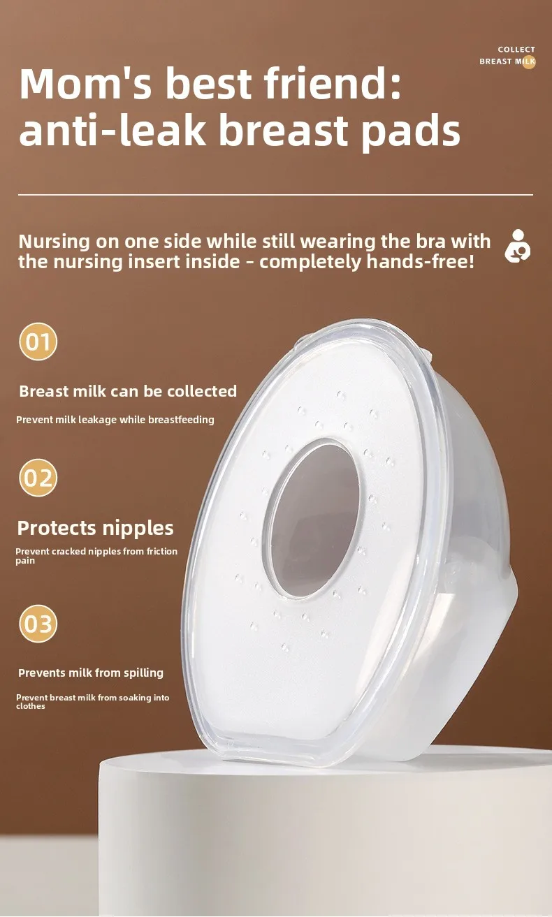Silicone Mother's Milk Collector With Scale Wearable Anti Spill Breast Pads Nipple Pain Protector Maternity Breastfeeding