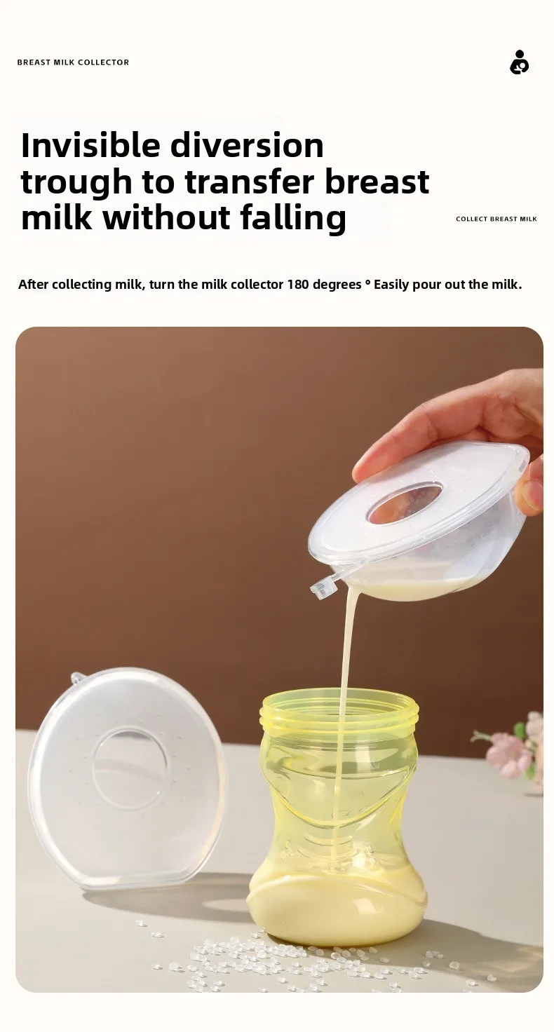 Silicone Mother's Milk Collector With Scale Wearable Anti Spill Breast Pads Nipple Pain Protector Maternity Breastfeeding