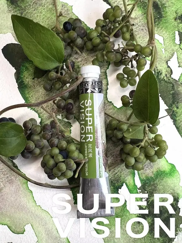Super Vision Layered Mineral Watercolor Paint Tube 8ml 16 Colors Master Water Color for Artist Painting Art Suppliers