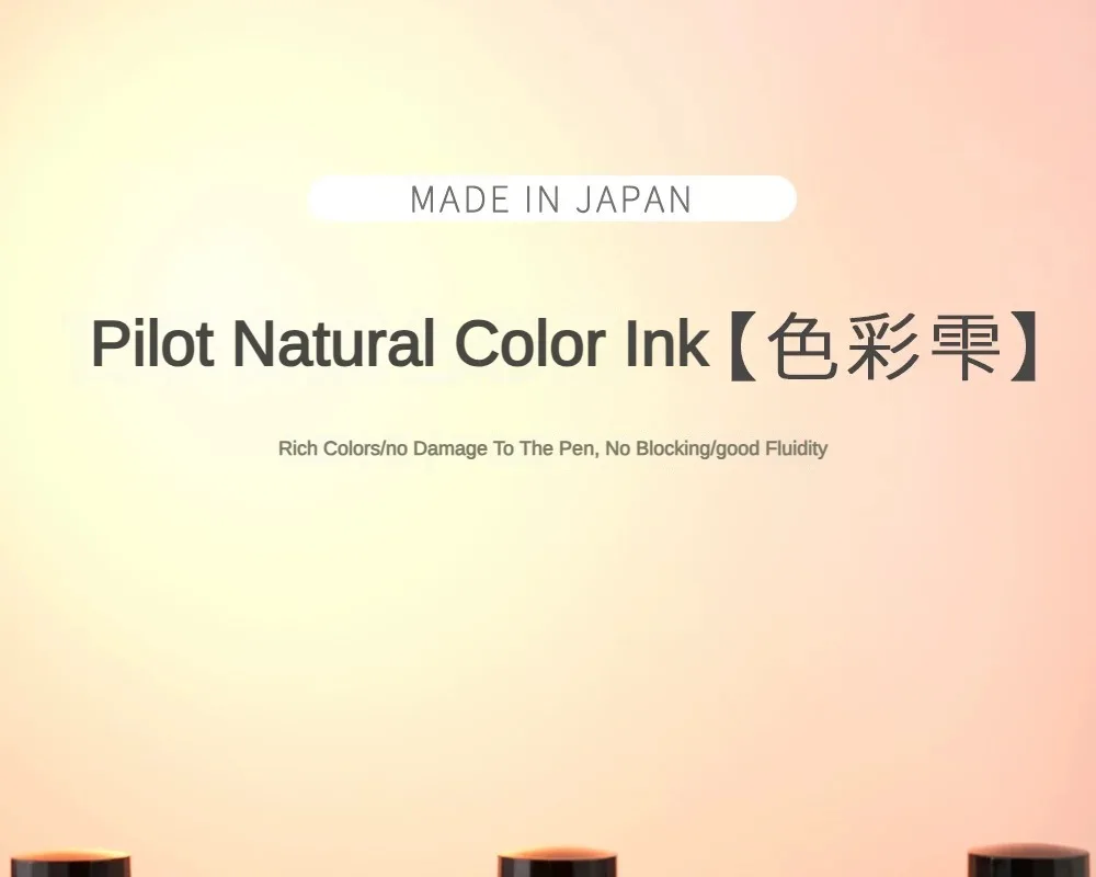 Pilot 25 Colors 15/50ml Colorful Fountain Pens Ink Various Colors Glass Bottled Ink Pen Refill Cartridge School Office Supplies