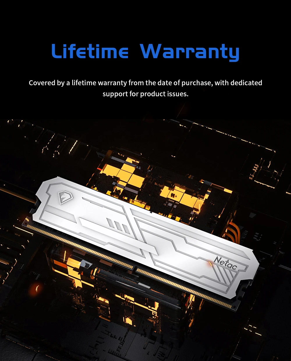 Netac DDR4 Memoria 3200MHz 3600MHz RAM DDR4 8GB 16GB 8GBX2 16GBx2 ECC Support XMP2.0 Desktop X99 Motherboard Lifetime Warranty