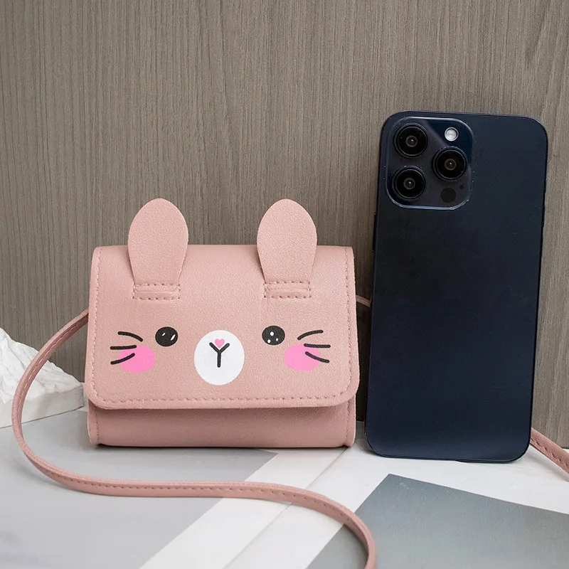 HOMEFISH Children's Mini Handbags Hot Sale Princess Baby Girls PU Leather Small Shoulder Crossbody Bags Cute Kids Coin Purse
