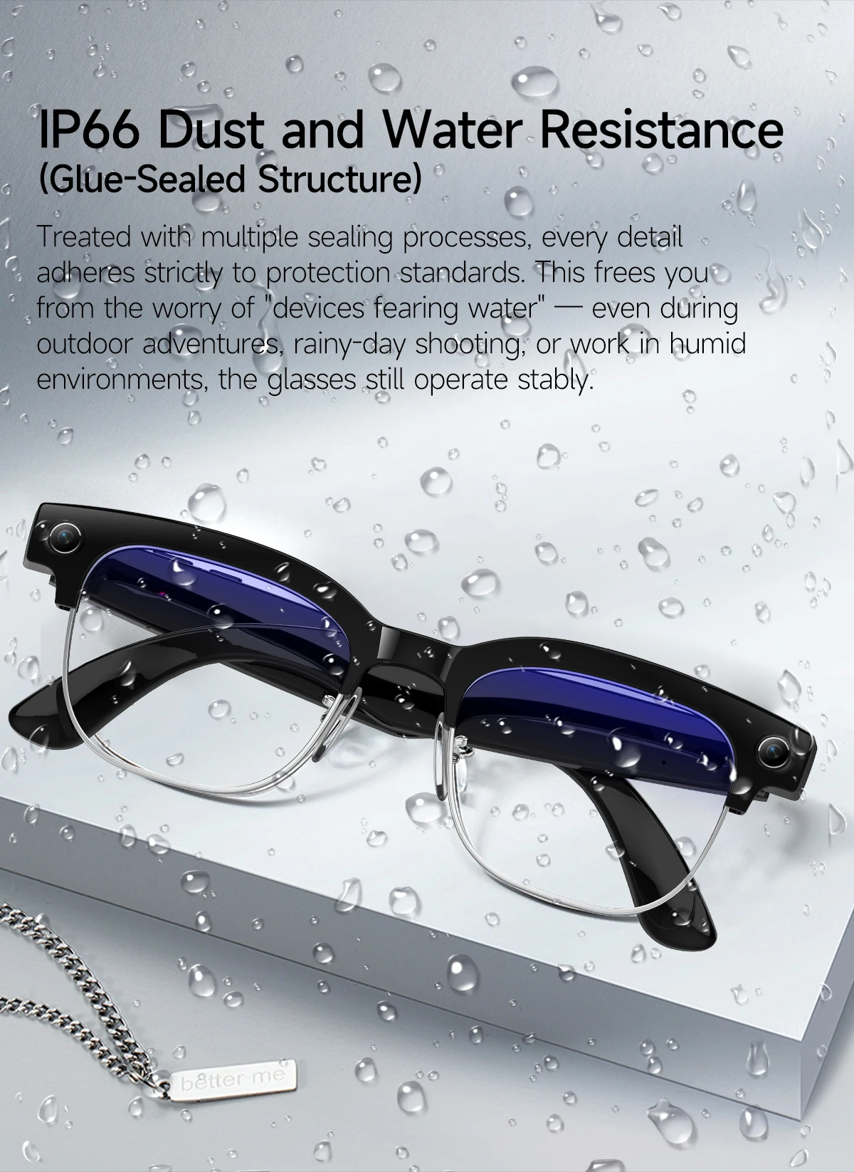2026New AI Smart Glasses 120+Language Translation 800W Pixel Camera Video Music Player Call Business 8K Color Change Glasses Men