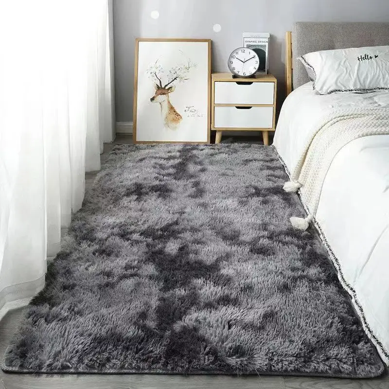 VIKAMA Silk Wool Rug Bedroom Carpet Children Carpet Prayer Rugs Living Room Rug Large Room Decoration