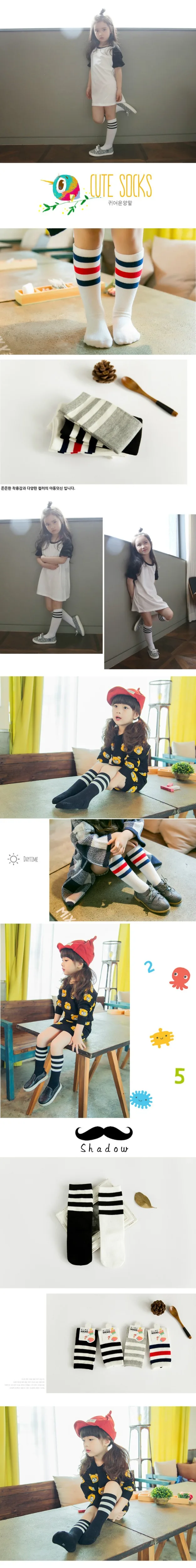Baby Girl Socks Knee Long Hosiery Cartoon Fox leg warmer Cotton Knee Socks Kid Clothing unisex Toddler Boot Socks 0 To 6 Year