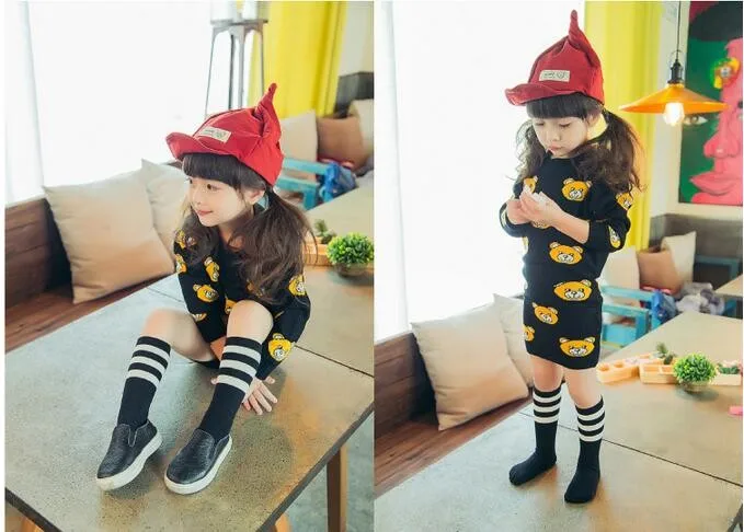 Baby Girl Socks Knee Long Hosiery Cartoon Fox leg warmer Cotton Knee Socks Kid Clothing unisex Toddler Boot Socks 0 To 6 Year