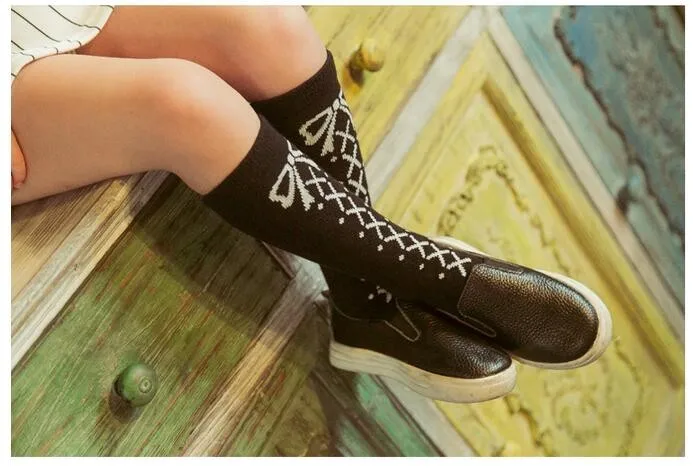 Baby Girl Socks Knee Long Hosiery Cartoon Fox leg warmer Cotton Knee Socks Kid Clothing unisex Toddler Boot Socks 0 To 6 Year