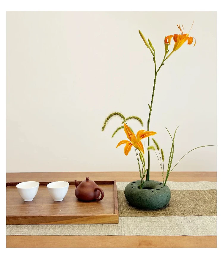 Japanese Wabi-sabi Ceramic Vase Kenzen Drying Landscape Flower Pots Table Decoration Flowers Arrangement Room Aesthetic Decor