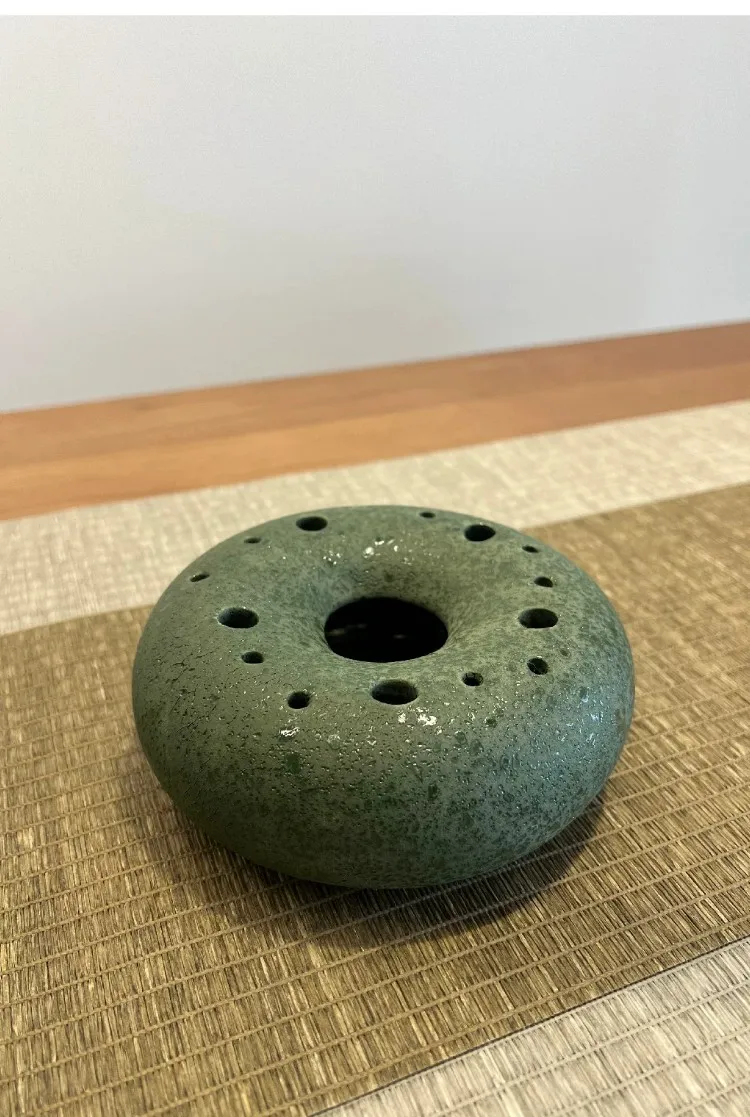 Japanese Wabi-sabi Ceramic Vase Kenzen Drying Landscape Flower Pots Table Decoration Flowers Arrangement Room Aesthetic Decor