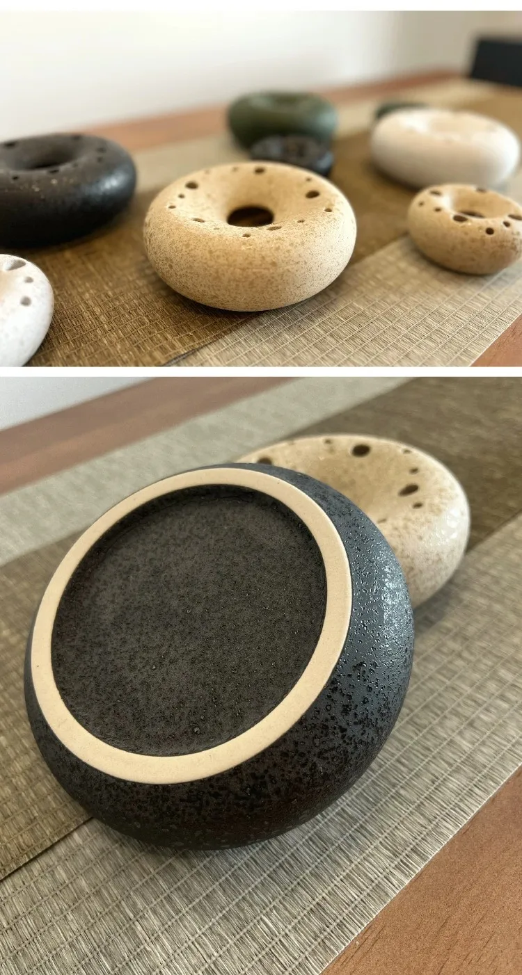 Japanese Wabi-sabi Ceramic Vase Kenzen Drying Landscape Flower Pots Table Decoration Flowers Arrangement Room Aesthetic Decor