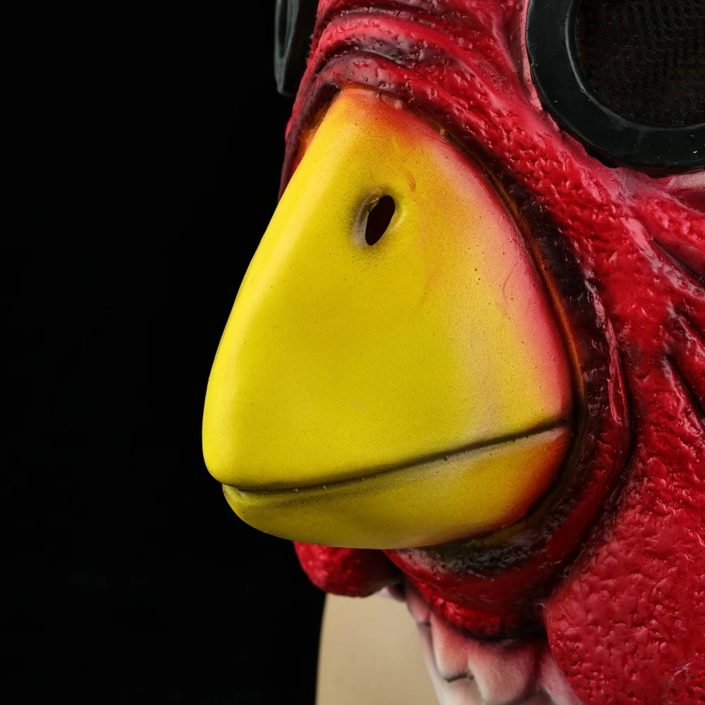 Cosplay Mask Latex Hotline Miami Rooster Animals Masks Chicken Head for Halloween Party Masquerade Funny Novel Personality Adult