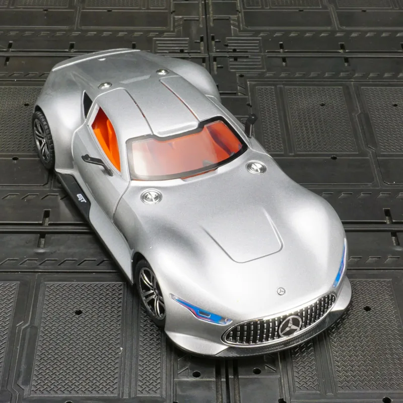 1:24 Mercedes-Benz AMG VISION GT concept sports car alloy model doors on both sides that can be opened rich details