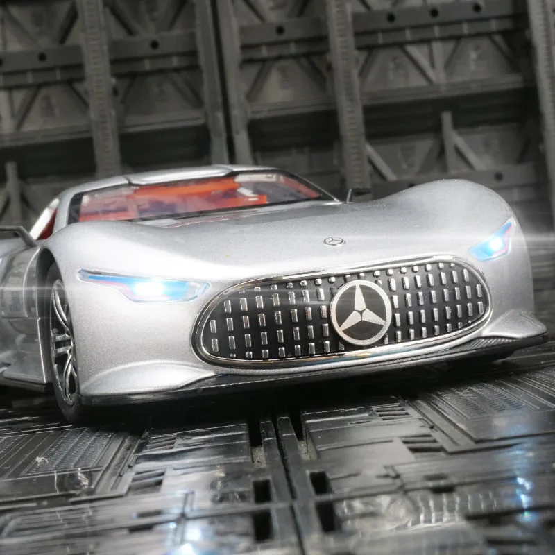 1:24 Mercedes-Benz AMG VISION GT concept sports car alloy model doors on both sides that can be opened rich details
