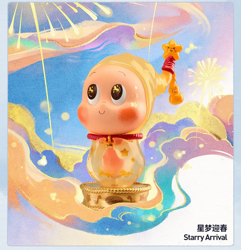 POP MART The Golden Gallop Series Mystery Box Genuine Blind Box Guess Toys Bag Ornament Figurines Home Decor Desktop Dolls Model