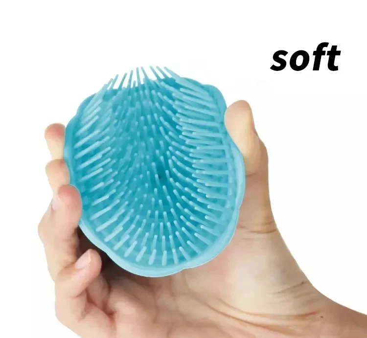 1pcs Black Hair Comb Scalp Massagers Round Comb Women Men Shower Brush Hair Scalp Shower Wash Clean Hair Tool Brush