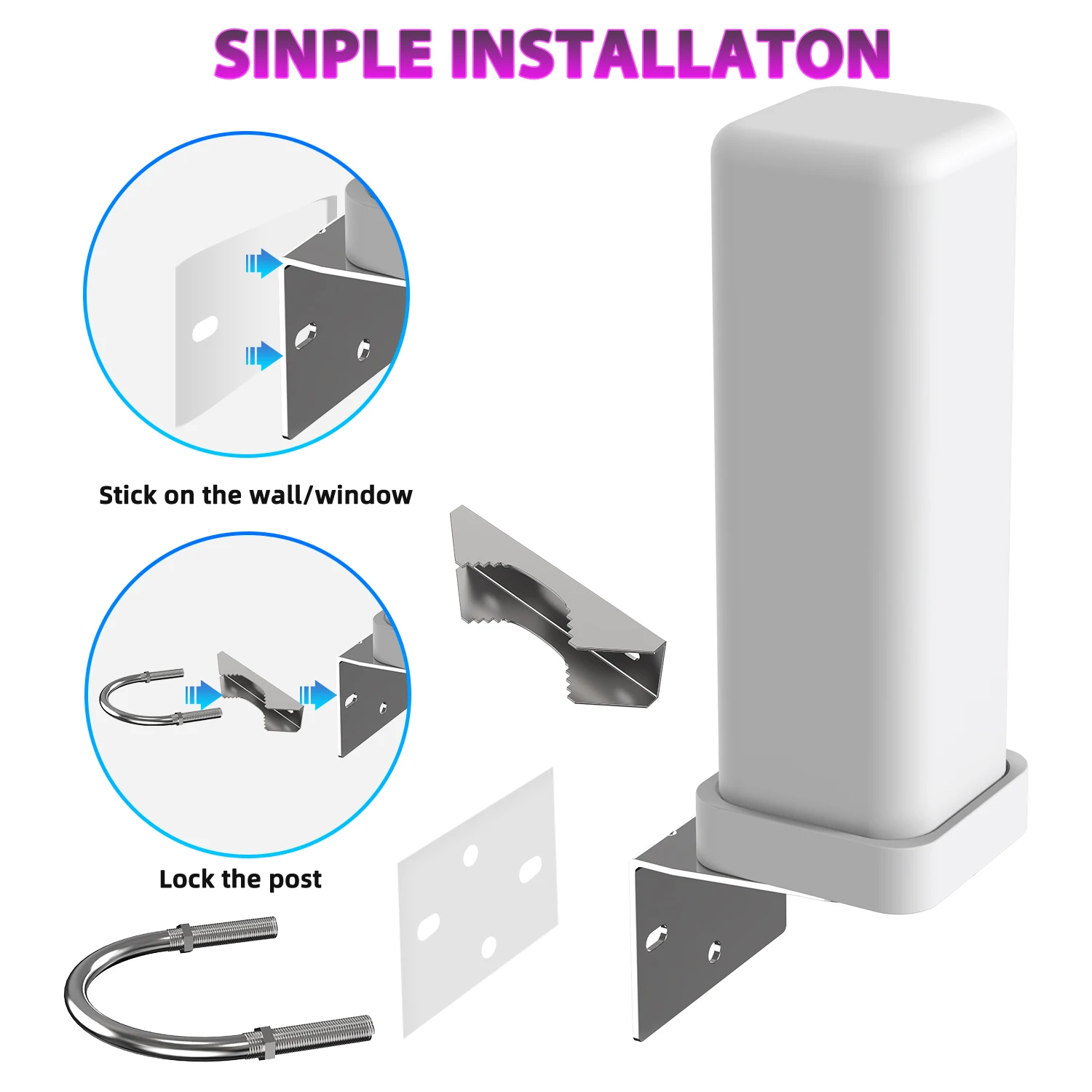 35dBi Outdoor Digital HD TV Antenna 6000miles Long Range Signal Amplifier 4K 1080P Free HDTV Channel for ATSC/DVB-T/DMB-T/ISDB-T