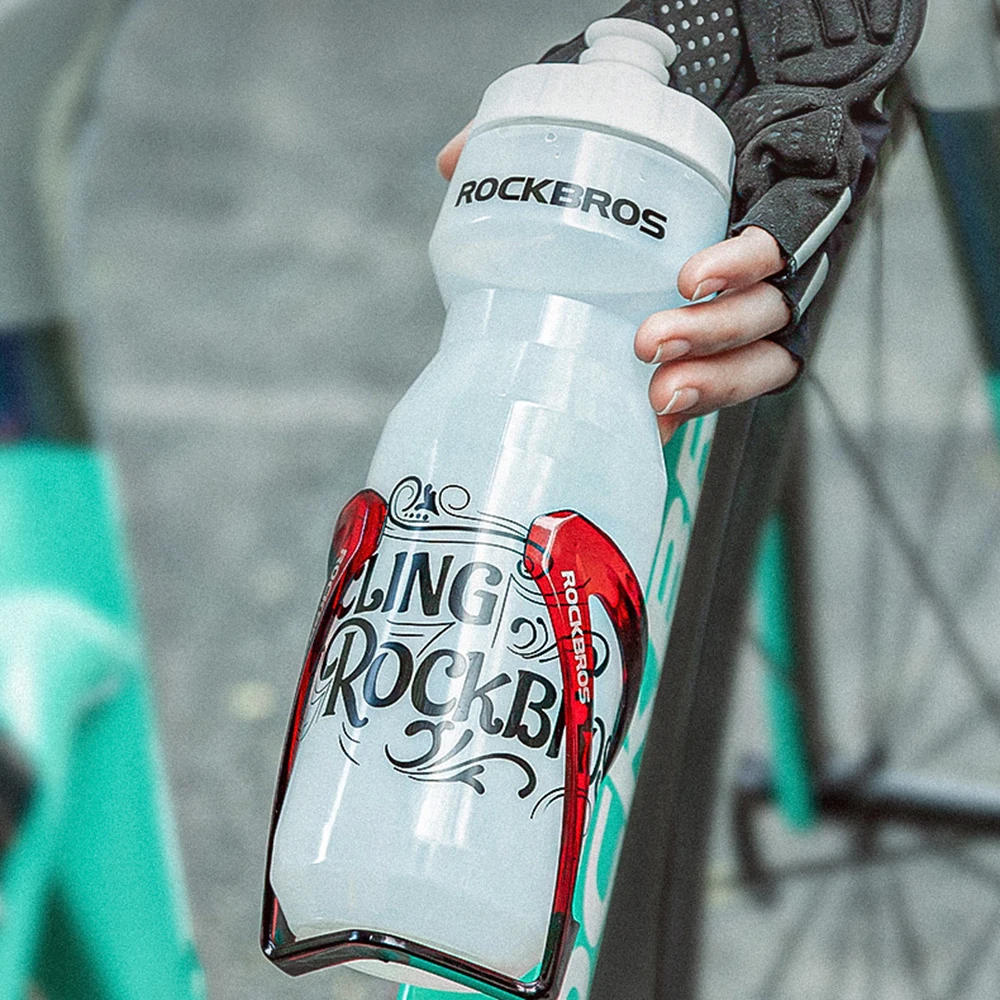 ROCKBROS Mountain Bicycle Bottle Holder, Water Bottle Holder, Dual Color PC Material Water Cup Holder, Outdoor Cycling Equipment