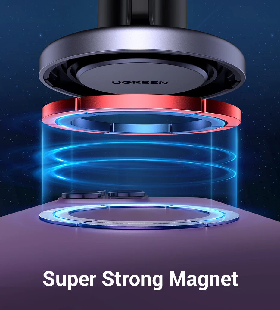 UGREEN Magnetic Car Phone Holder Air Vent Car Phone Stand For Magsafe iPhone 15 14 13 ProMax Xiaomi Samsung Strong Magnet Holder