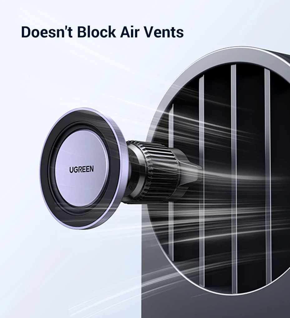 UGREEN Magnetic Car Phone Holder Air Vent Car Phone Stand For Magsafe iPhone 15 14 13 ProMax Xiaomi Samsung Strong Magnet Holder