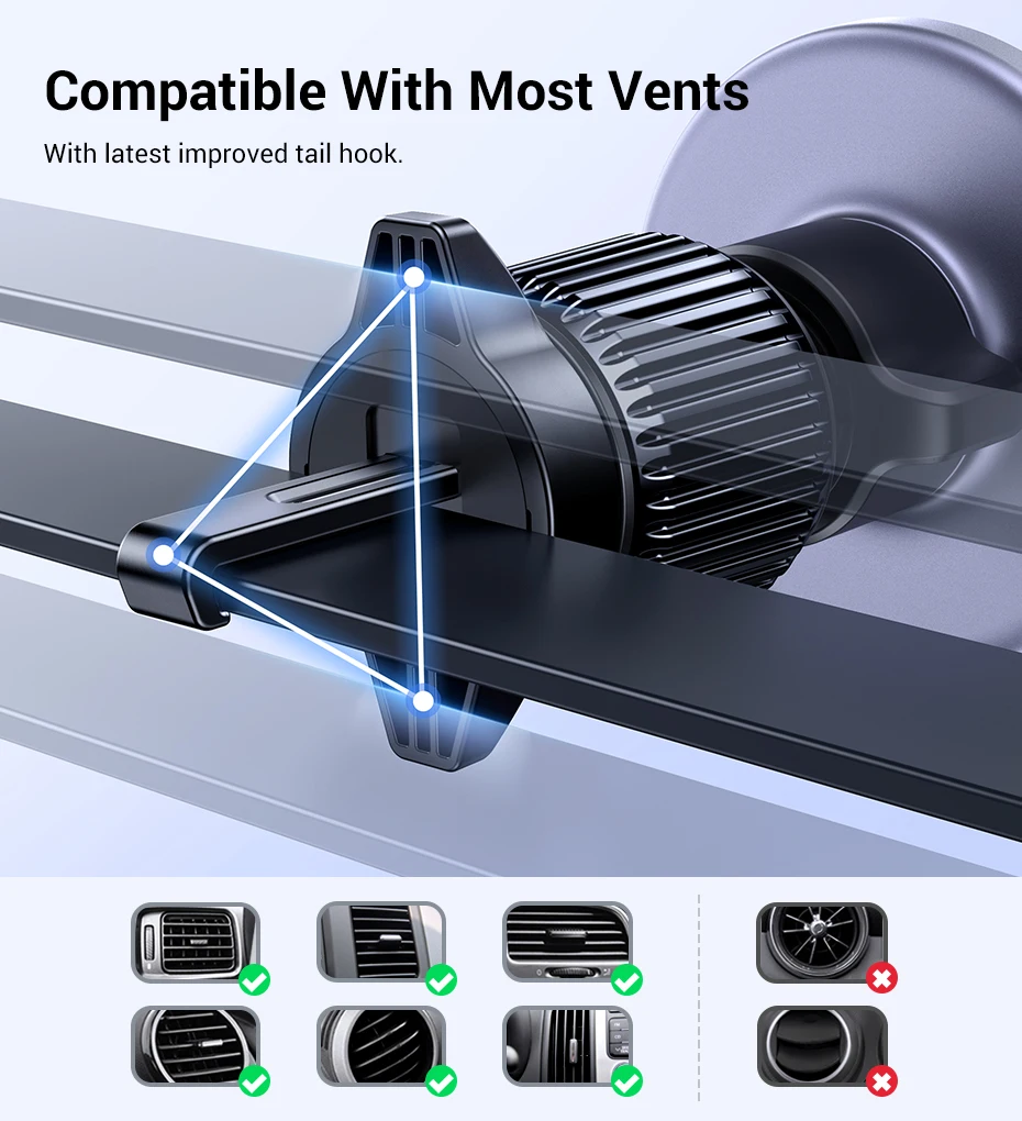 UGREEN Magnetic Car Phone Holder Air Vent Car Phone Stand For Magsafe iPhone 15 14 13 ProMax Xiaomi Samsung Strong Magnet Holder