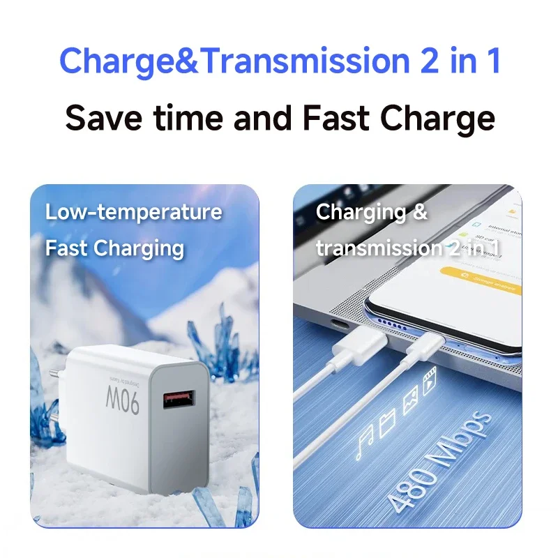 Xiaomi Charger 90W EU Original Turbo Charge USB Type C Cable Adapter Mi 15 14 13 Pro Ultra Redmi Note POCO MIX Flip