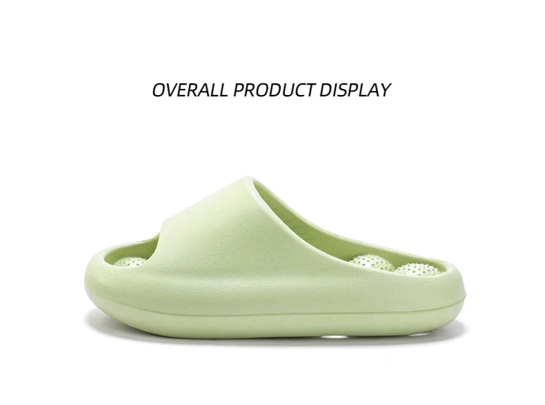 EVA Unisex Bathroom Slippers Water Leakage Massaging Indoor Slippers Comfortable Breathable Casual Slippers