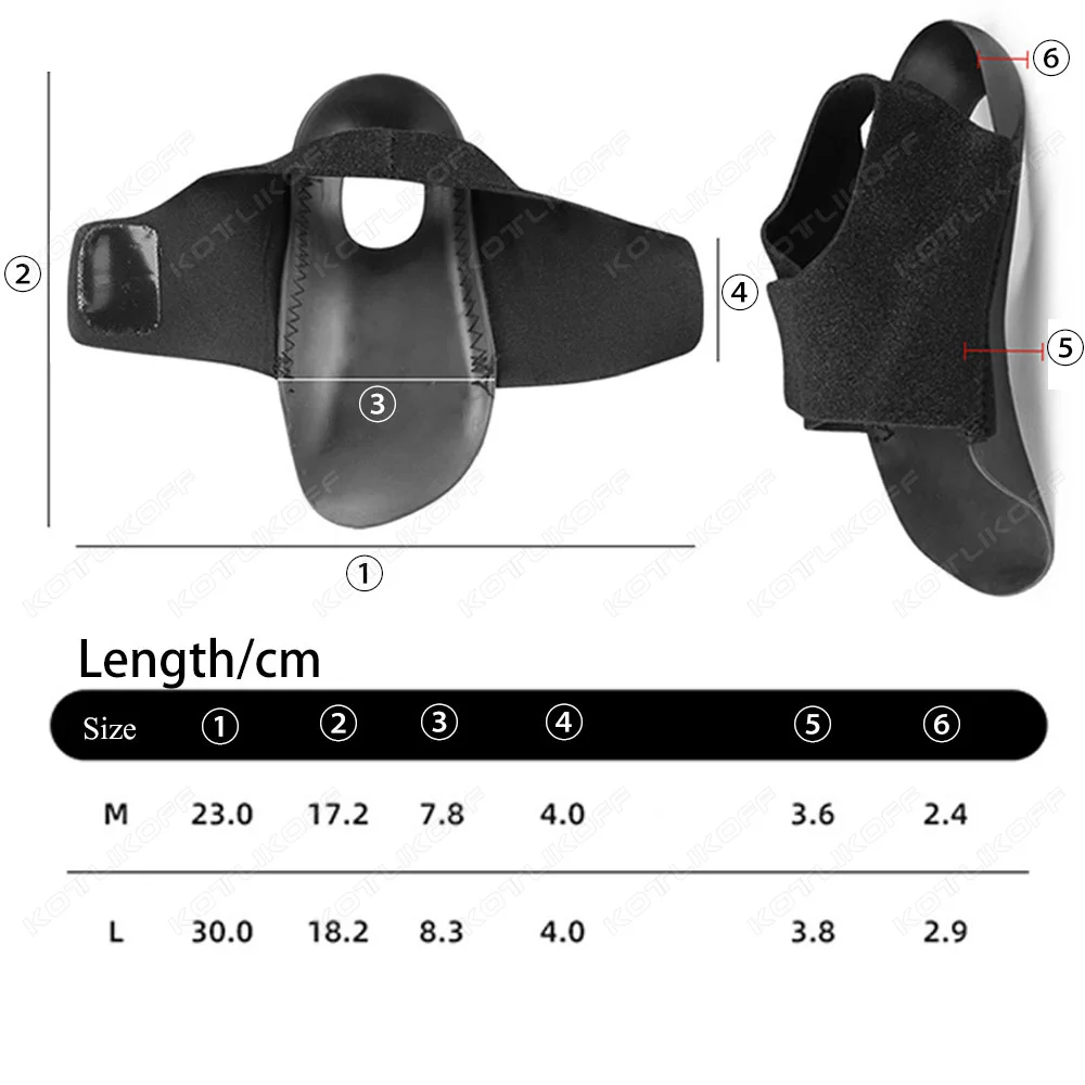 KOTLIKOFF 1 Pair Orthopedic Wearable Insoles For Flat Feet O-Shaped Unisex Pressure-relieving Walking Foot Care Arch Support Pad