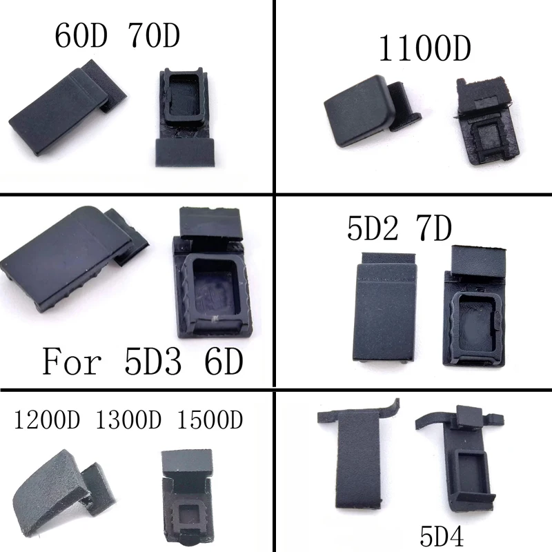 Battery Door Rubber Cover For Canon 60D 70D 1100D 5D2 7D 1200D 1300D 1500D 5D4 5D3 6D Digital Camera Repair Part