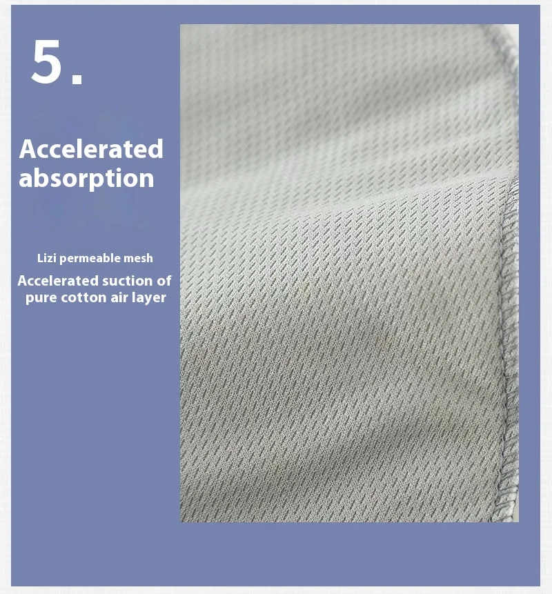 Men's Anti-leakage Short Absorbent Panties Diaper Boxers Urine Pads Elderly Bedridden Patients Strong Waterproof Pant Urine Leak