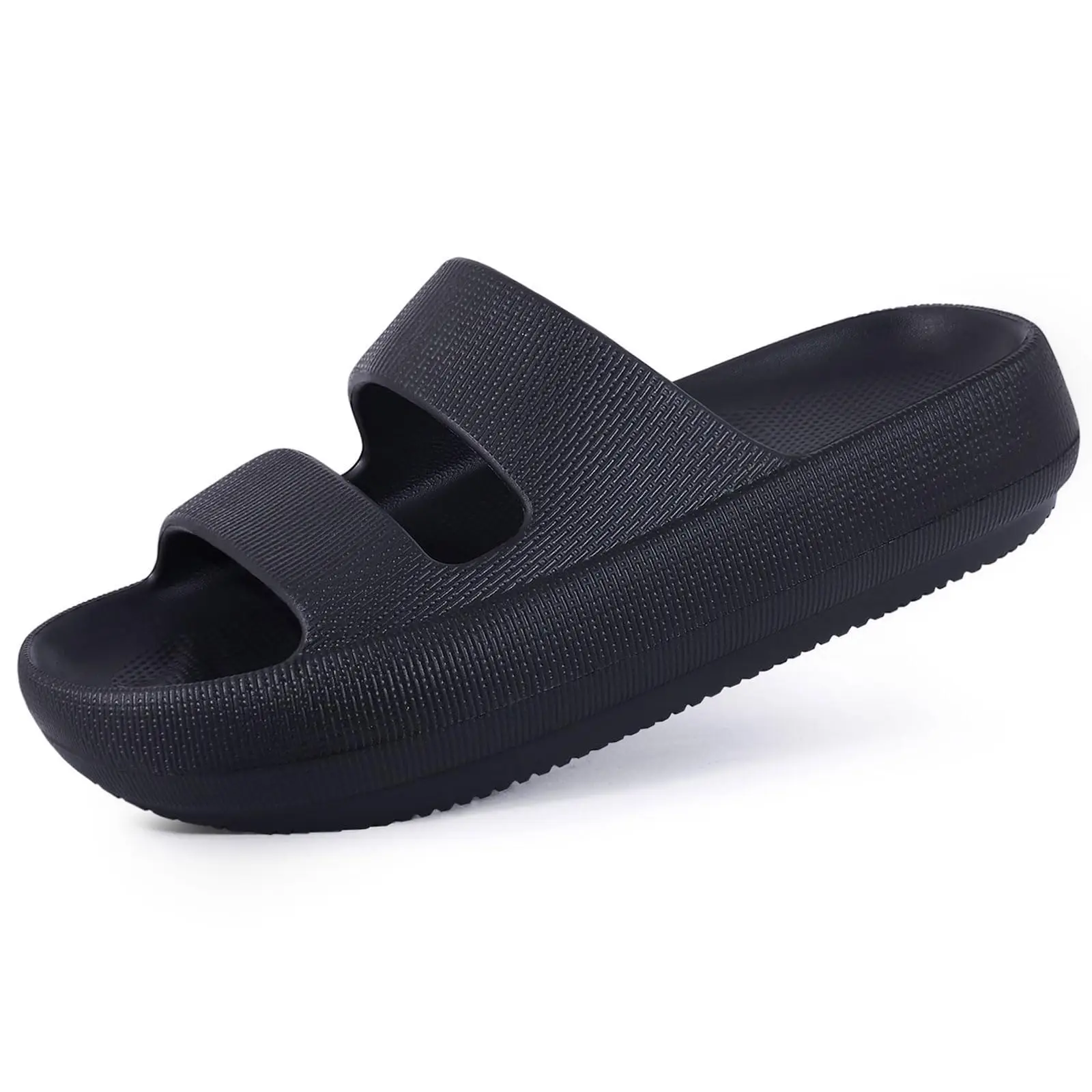 Crestar Orthopedic Slide Sandals for Women Soft Recovery Slip on Sandals Lightweight Summer Cloud Slippers with Arch Support