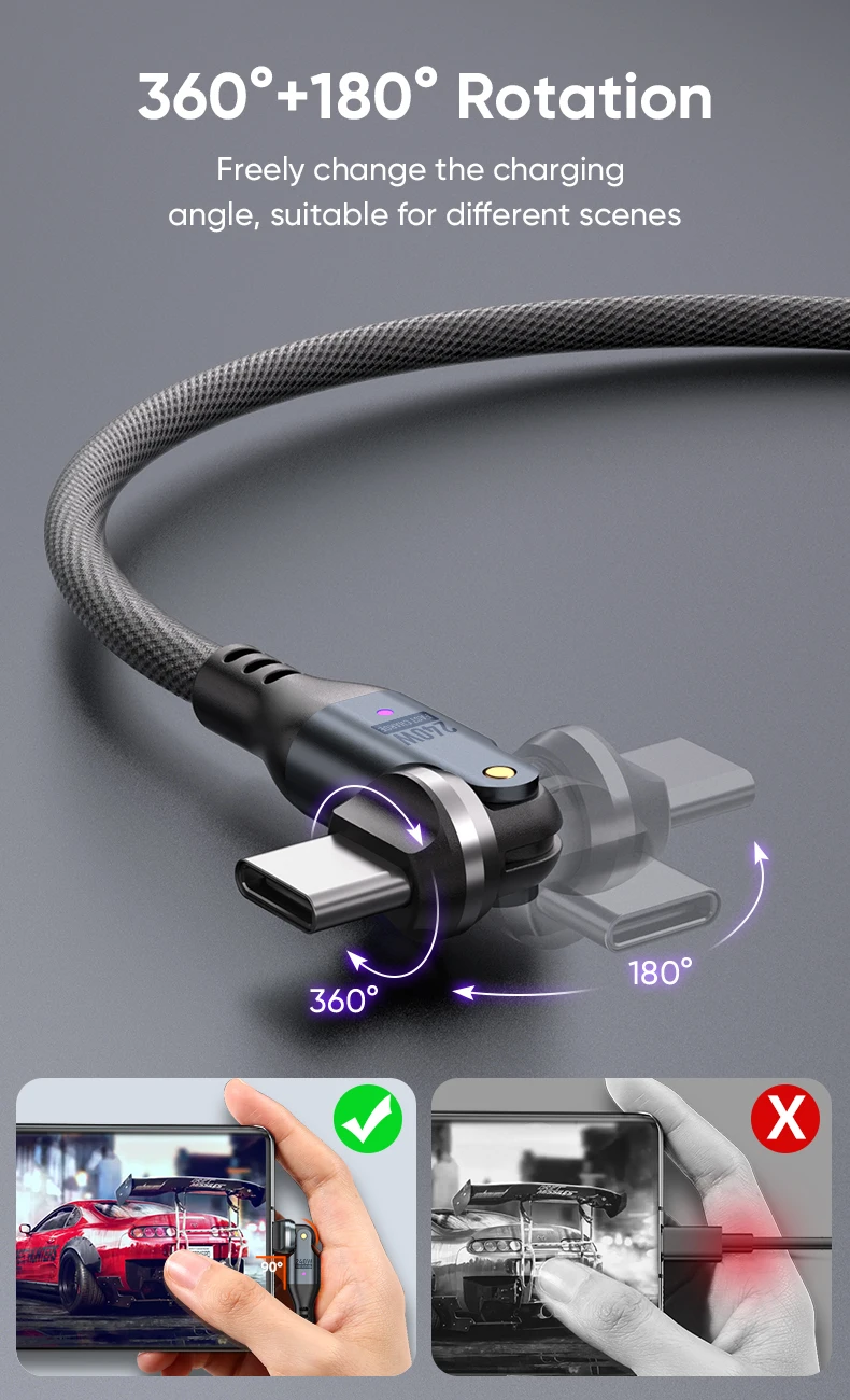 AUFU 240W USB C To Type C Cable For iPhone 16 15 Promax PD3.1 5A Super Fast Charging Data Cord For Macbook iPad Laptop USBC Wire