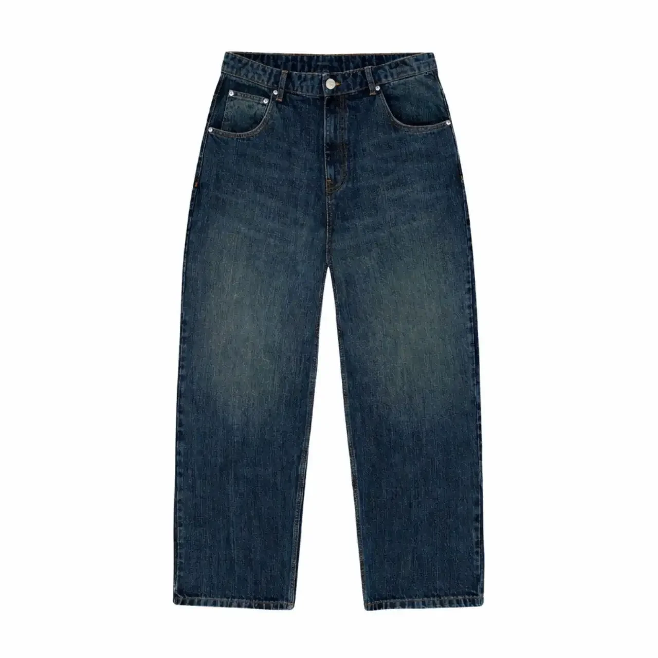Art Harajuku Embroidered Japanese Baggy Denim Jeans Streetwear Y2k Jean Women High Waist Wide Trouser Skateboard Pants