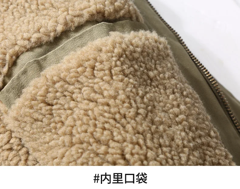 American Style Winter Fashion Men’s Turn-down Collar Casual Trendy Loose Solid Color Simple Basic Wool Jacket Male Coats Clothes
