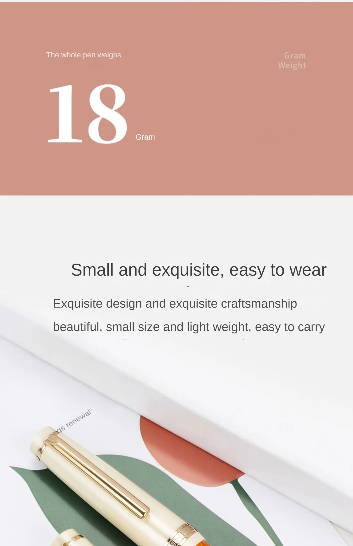 Jinhao 82 Mini Fountain Pen 0.38/0.5/0.7mm Extra Fine Nib Short Luxury Elegant Pens Writing Office School Supplies Stationery