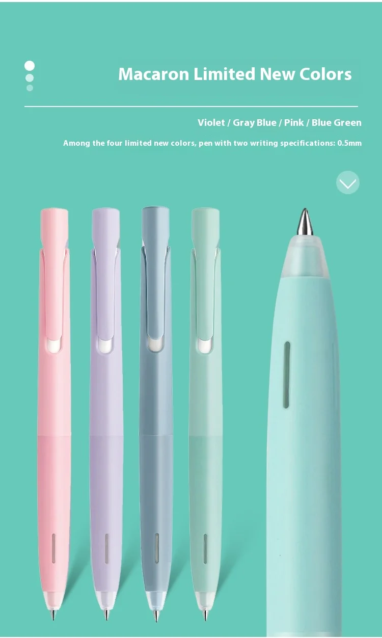 Japan Zebra JJZ66 Blen Gel Pen Macaron Limited Edition Ultra Smooth Writing,Shock Absorption,Low Center of Gravity backto school