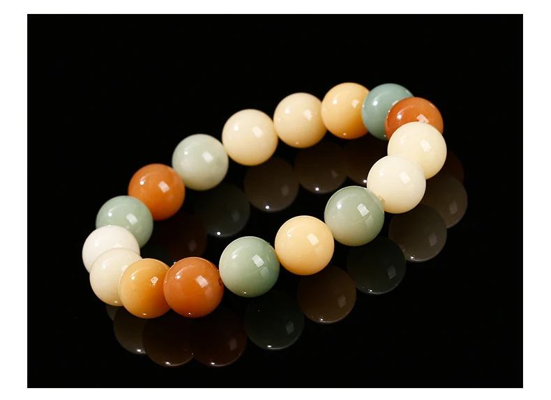 JD Natural Wooden Bead Bracelet Muticolor Bodhi Root Stretch Bracelets Women Men Buddha Handmade Yoga Meditation Jewelry Gift