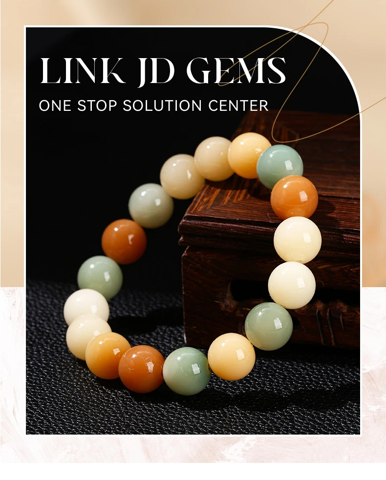JD Natural Wooden Bead Bracelet Muticolor Bodhi Root Stretch Bracelets Women Men Buddha Handmade Yoga Meditation Jewelry Gift