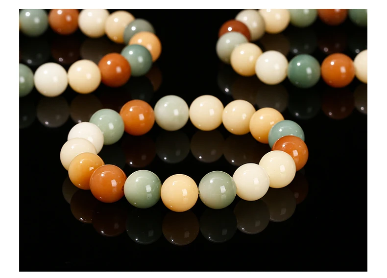 JD Natural Wooden Bead Bracelet Muticolor Bodhi Root Stretch Bracelets Women Men Buddha Handmade Yoga Meditation Jewelry Gift