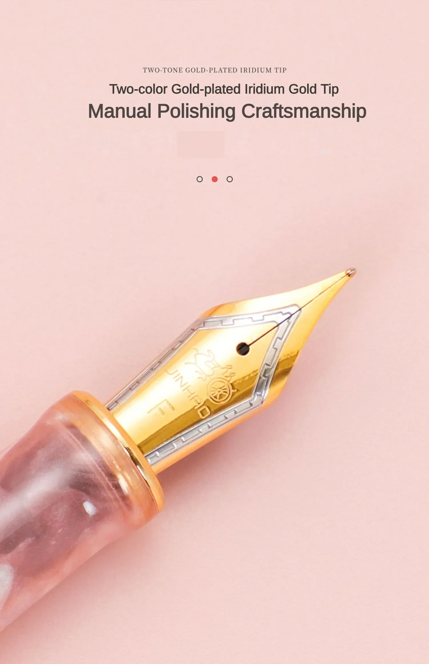 JINHAO 100 Centennial Resin Fountain Pen Arrow Shaped Pen Clip Golden Clip Business Office School Supplies Stationery PK 9019