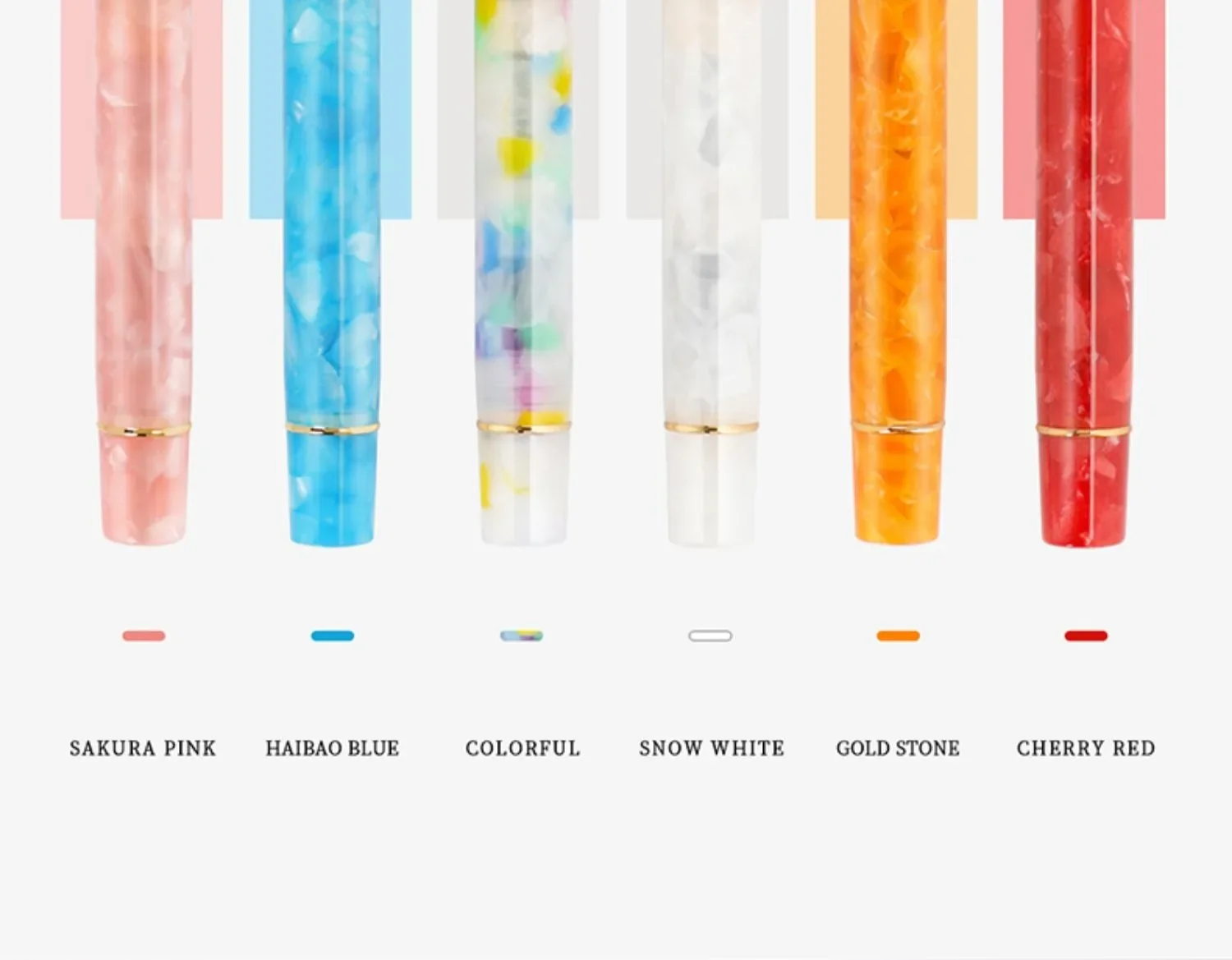 JINHAO 100 Centennial Resin Fountain Pen Arrow Shaped Pen Clip Golden Clip Business Office School Supplies Stationery PK 9019
