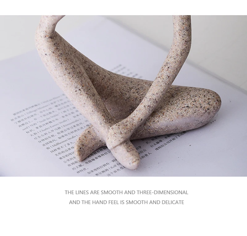 Vilead Nordic Abstract Sculpture Thinker Statue Resin Woman Figurine Office Home Decoration Accessories Decor Crafts Modern Art