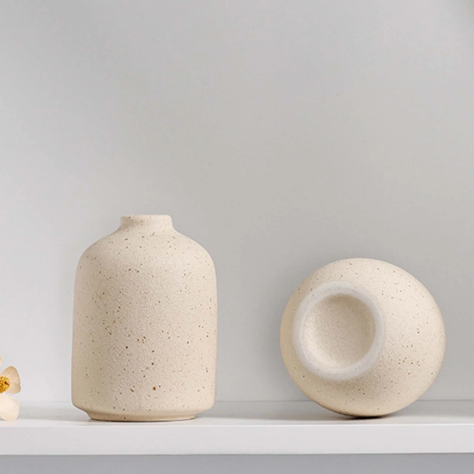 Modern Flower Vases Floral Arrangements Decorative Vases Boho Ceramic Vase for Entryway Dinner Living Room Kitchen Decoration