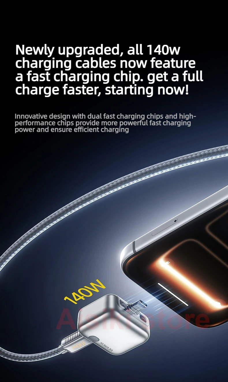 KUWAJIA KH-51 140W Fast Charging Power Disconnector Full Charge Auto Pop Separator for Mobile Phone Tablet