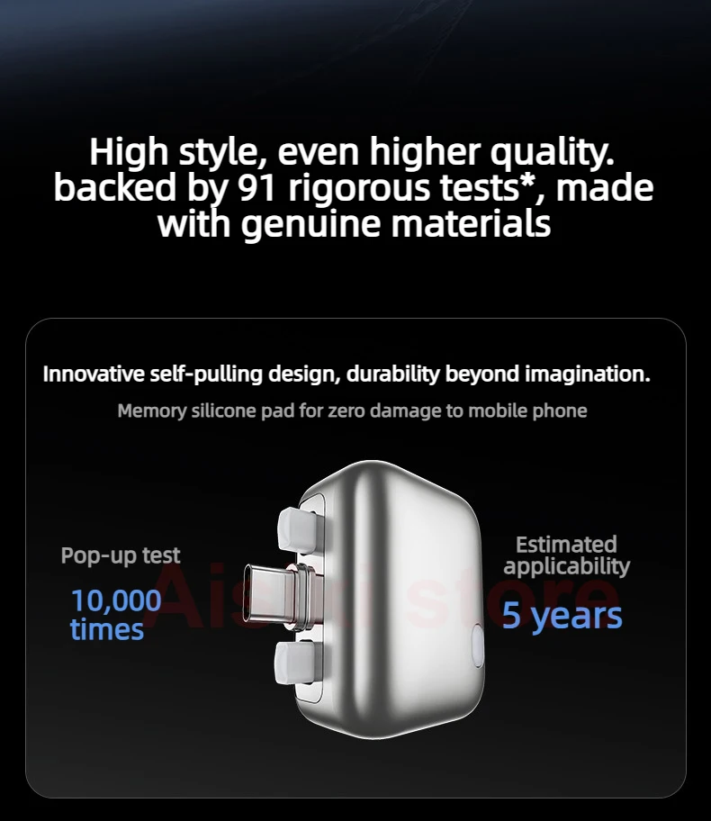 KUWAJIA KH-51 140W Fast Charging Power Disconnector Full Charge Auto Pop Separator for Mobile Phone Tablet